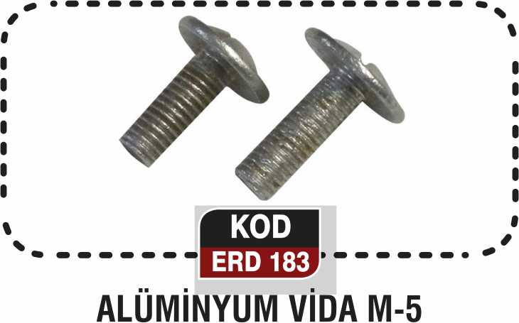 ALÜMİNYUM VİDA M-5 ERD 183