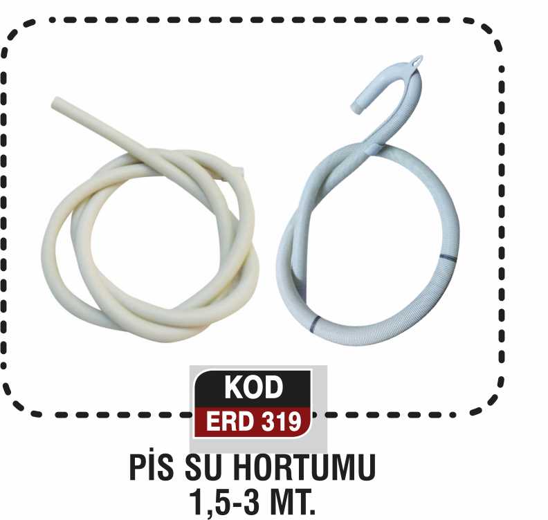 PİS SU HORTUMU 1,5-3MT ERD 319